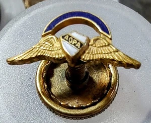 Vintage Aircraft Owners & Pilots Association Screwback Pin - Aviation Airplane - Bild 1 von 3