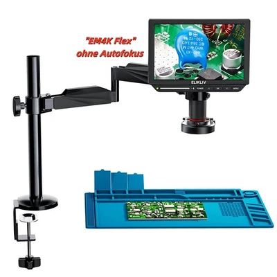 Elikliv EM4K Flex  10,1 Zoll 4K-Digital-Münzmikroskop 2000x flexibler Armständer - Bild 1 von 4