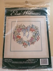 Elsa Williams Gezähltes Kreuzstich-Set Herzlicher Reichtum Versiegelt 12"x 12" -T - Bild 1 von 2