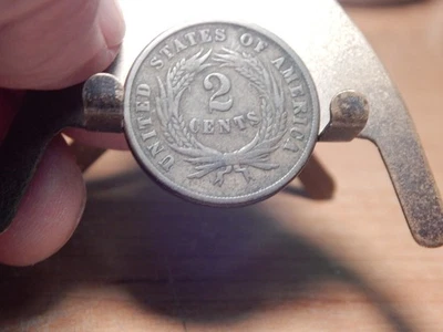 1864 Two Cent Piece, Lustrous RED, Lg Motto, Razor Sharp Superb Gem BU++ RD ++++ - Image 1 of 4