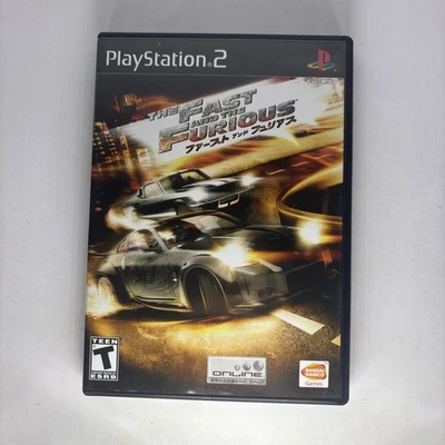 The Fast and the Furious (PlayStation 2 PS2) Tested - Case + Disc - Image 1 of 4