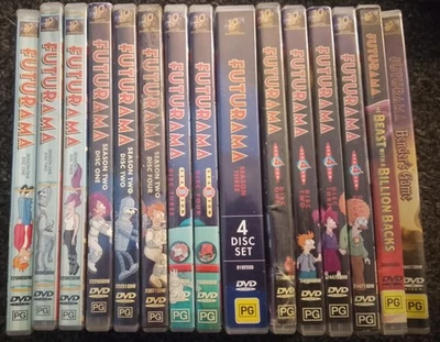 Futurama DVD Bundle 1-4 & 2 Movies - Image 1 of 3
