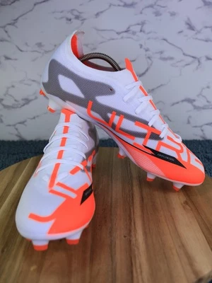 Puma Ultra 5 Match FG/AG Low Soccer Cleats White Coral Speed Boots Men Size 10.5 - Image 1 of 4