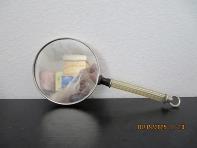 Vintage Celluloid Hand Mirror - Image 1 of 2