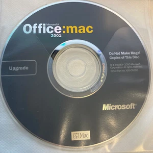 Office Mac 2001 Upgrade Disc [Software install Disc] - Picture 1 of 2