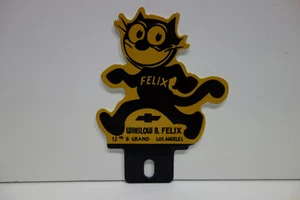 FELIX WINSLOW CHEVROLET License Plate Topper 4" High 3" Wide! INTRICATE DIE CUT! - Picture 1 of 2