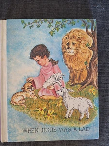 "When Jesus was a Lad" by Rae Oetting; art by Marilue; Good Condition! - Bild 1 von 2