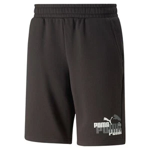 Pantalones cortos Puma ESS+ Logo Power para hombre talla M a XXL Puma Black NUEVO - Imagen 1 de 8