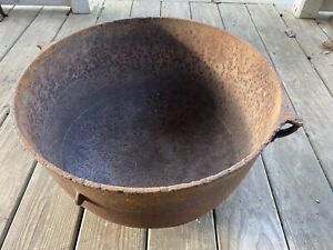 Vintage Cast Iron Cauldron, Planter, or Pot