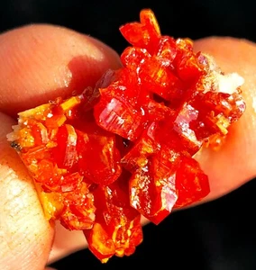 72CT TOP! Boutique Natural Vanadinite Crystal Clusters Specimen Morocco ie2969 - Bild 1 von 15