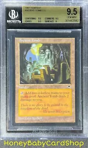 MTG Tempest 1997 Ancient Tomb BGS 9.5 GEM MINT Silver Age Iconic Staple - Picture 1 of 6