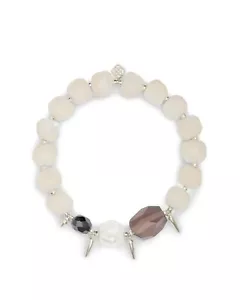 💖🌟NWT Kendra Scott Sadie Stretch Bracelet In Ivory Mix/Rhodium🌟💖 - Imagen 1 de 2