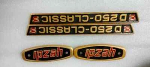 EMBLEM BADGES MOTIFF PETROL TANK BADGE KIT FOR VINTAGE YEZDI JAWA CLASSIC D250 - Picture 1 of 7