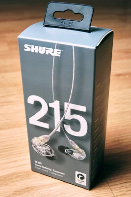Shure SE215-CL Sound Isolating In-Ear DJ Monitoring Headphones Earphones - Image 1 of 2