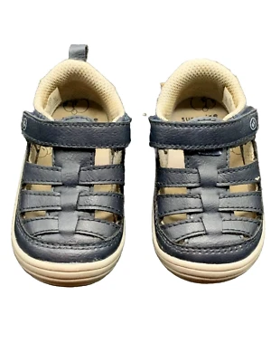 Сандалии рыбака для мальчиков Stride Rite Surprize Piper темно-синие для малышей 4 М - Изображение 1 из 4