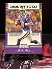 2020 Contenders Draft Picks Joe Burrow Game Day Ticket RC