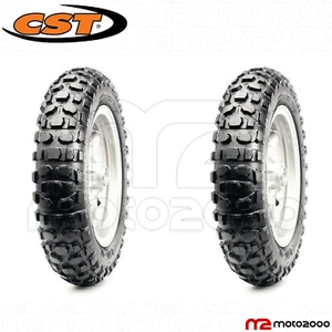 COPPIA GOMME PNEUMATICI COPERTONI TASSELLATI 3.50-10 3.50 3.50/10 PER VESPA APE - Foto 1 di 4