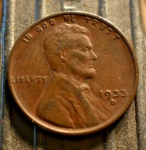 1933-D Lincoln Wheat Cent 1c. (#8731) - Picture 1 of 2