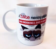 Ganz Grumpy Cat I hate morning people and mornings and people Coffee Mug Tea Cup