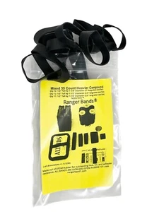 Ranger Bands® 35 unidades compuesto pesado EPDM goma bandas tácticas supervivencia EE. UU. - Imagen 1 de 10