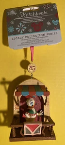 Disney Daisy Duck Legacy Sketchbook Ornament 85th Anniversary Limited Release - Picture 1 of 8