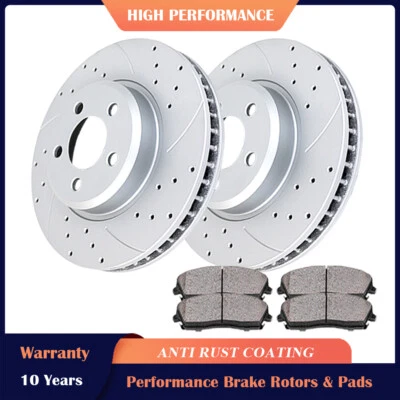 320mm Front Rotors Ceramic Brake Pads for Dodge Charger Challenger Magnum 300 Foto 1 de 4
