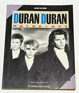 DURAN DURAN NOTORIOUS JAPAN BAND SCORE BOOK GUITAR TAB - Picture 1 of 13
