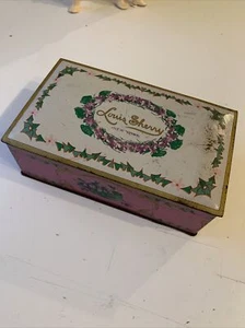Louis Sherry New York CanCo Dose Metall Klappbox 1 Pfund Box - Bild 1 von 11