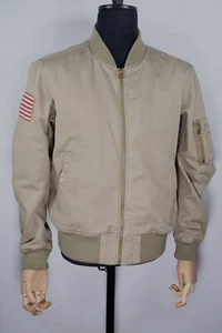 Denim & Supply Ralph Lauren Bomber Flight USA Flagge Jacke Größe L - Bild 1 von 8