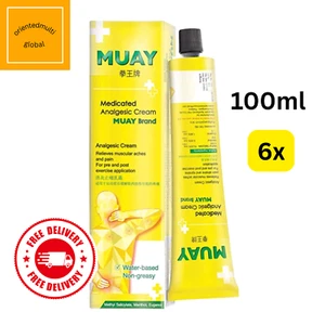 6 x Namman Muay Massage Cream Muay Thai Pain Relief 100g Original from Thailand - Picture 1 of 8
