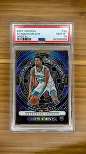 2023 Panini Obsidian Orbital /99 #26 Brandon Miller Rookie PSA 10 Pop 11 - Picture 1 of 2