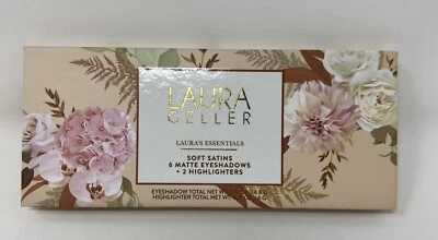 Laura Geller Laura’s Essentials Soft Satins 6 Matte Eyeshadows+2Highlighter X64 - Image 1 of 4