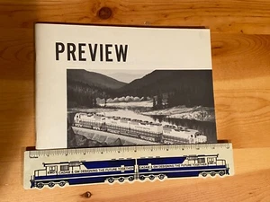 NOS 1963 EMD Electro Motive General Motors Lokomotiven GP35 DD35 Verkaufsprospekt - Bild 1 von 5