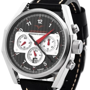 Herrenuhr Chronograph mechanische Uhr Handaufzug Poljot 31681 UMNYASHOV - Bild 1 von 7