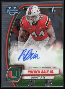 2024 Bowman University Chrome Rueben Bain Jr. Prospect Autografi #PA-RBA - Foto 1 di 2