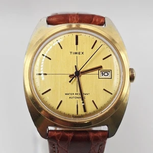 Vintage 1977 Timex Automatic Viscount Crosshair Watch Running READ Description - Picture 1 of 11
