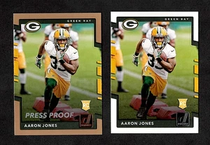 (2) LOTE - 2017 Donruss Press Proof Bronce y Base - Aaron Jones RC #385 - VIKINGOS - Imagen 1 de 1