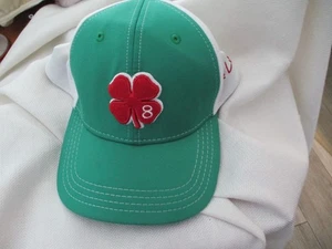 Black Clover Hat Cap Sz L/XL Live Lucky Classic green shamrock ball cap - Picture 1 of 4