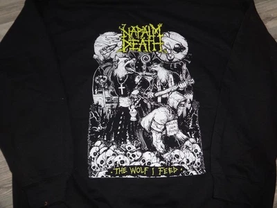 Napalm Death Official Rar Unworn Hoodie Sweatshirt Death Metal Nasum Carcass - Image 1 of 4