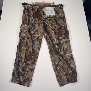 RealTree Camo Cargo Pants Mens 2XL XXL 42x30 AP Scent Camouflage Baggy Hunting - Picture 1 of 8