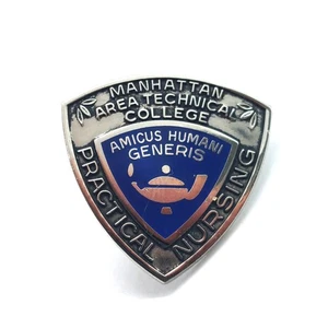 Manhattan Area Technical College Pin Practical Nursing Amicus Sterling Silver - Picture 1 of 3