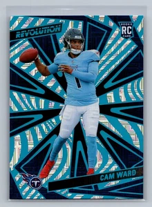 Cam Ward 2025 Panini Revolution #205 Teal Levels #/499 RC Titans - Imagen 1 de 2