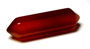 SMALL CARNELIAN POLISHED DOUBLE-TERMINATED POINT 3.2 x 0.8 cms 3.96 gms #4 - Picture 1 of 4