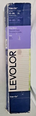 Persiana de vinilo blanca Levolor 23" x 64" #929732 Foto 1 de 2