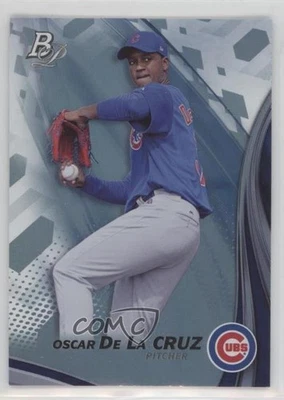 2017 Bowman Platinum Top Prospects Oscar De La Cruz #TP-OD - Image 1 of 2