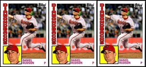 Topps Archives Daniel Hudson (3) Card Lot - THE RAREST EDITION – FEW WILL EVE... - Picture 1 of 2