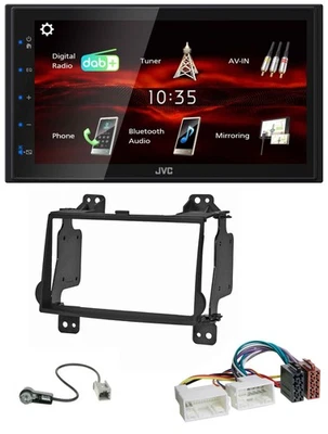 JVC USB Bluetooth MP3 DAB 2DIN Autoradio für Hyundai H1 (08-15) - Bild 1 von 4