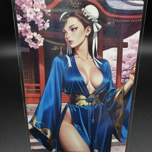 Chun Li Anime Waifu Card Doujin ACG Goddess Holo - Picture 1 of 4