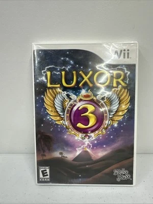 Nintendo Wii Game: Luxor 3 *BRAND NEW w/ Manual All Still Sealed!* 2008 - Image 1 of 4