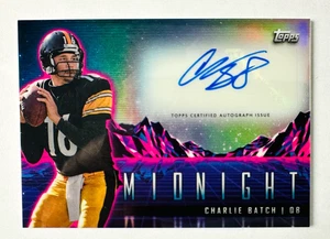 2024 Topps Midnight Charlie Batch AUTO RC Refractor Steelers Legend! - Picture 1 of 3